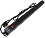19" Rack Mount PDU Power Distribution Unit 4/6/8/10/12/16/20 Way Horizontal Vertical UK 13A Surge Switched - Image 7