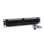 RJ45 Patch Panel 10" & 19" | Cat5e & Cat6 | 12/24/48 Port UTP/STP | Rack Mount Network Panel